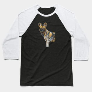 African Wild Dog Baseball T-Shirt